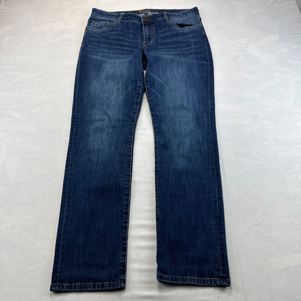 Kut from the Kloth Women's Straight Leg Jeans - Dark Blue Wash